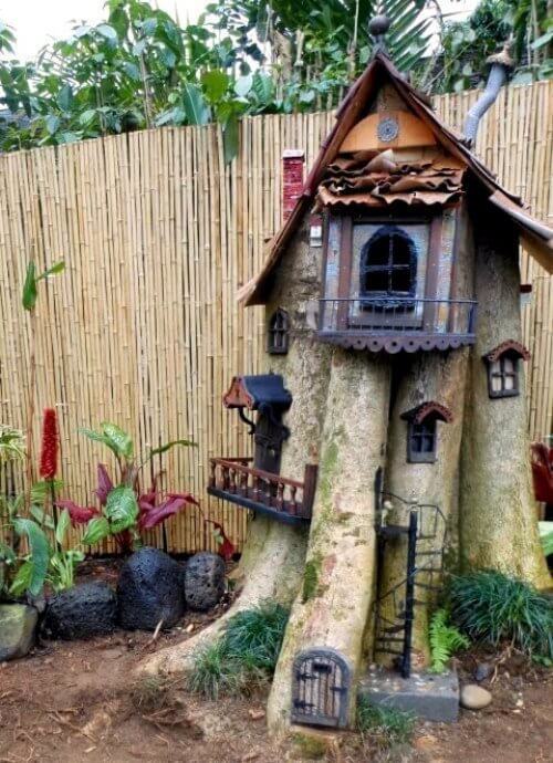 Fairy Garden Magic | Tree Stump Decorating Ideas | How To Decorate a Tree Stump In Landscape