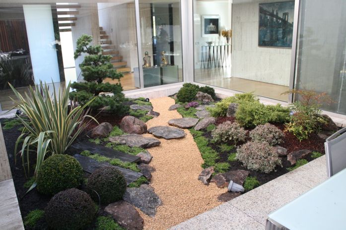 Small Zen Garden With Shrubs | Zen Garden Designs & Ideas