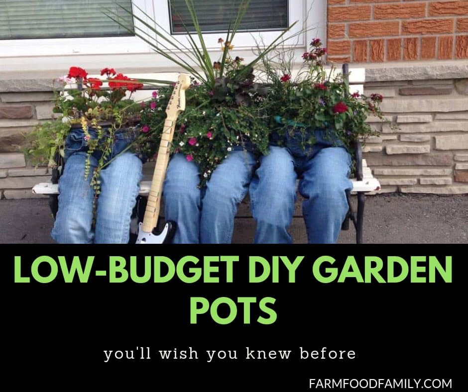 31 Low budget garden pot ideas