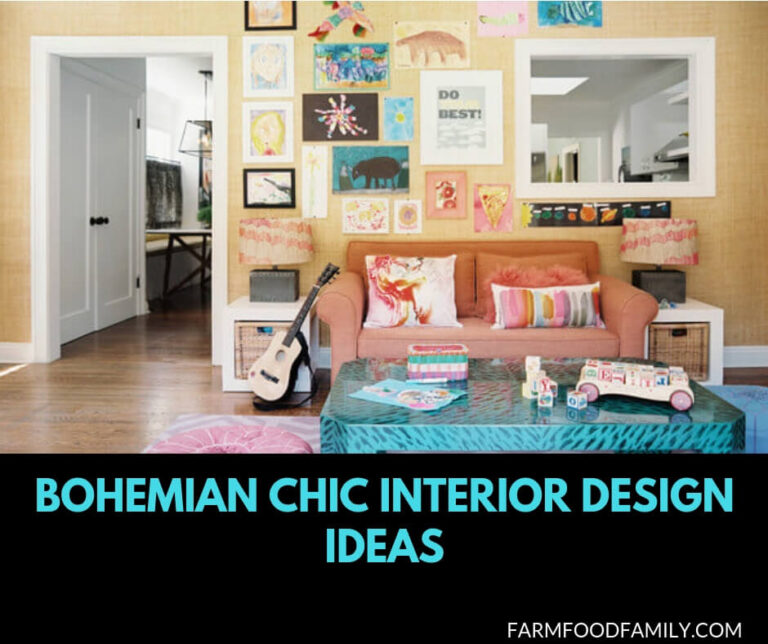 Bohemian Chic Interior design ideas for living room and bedroom