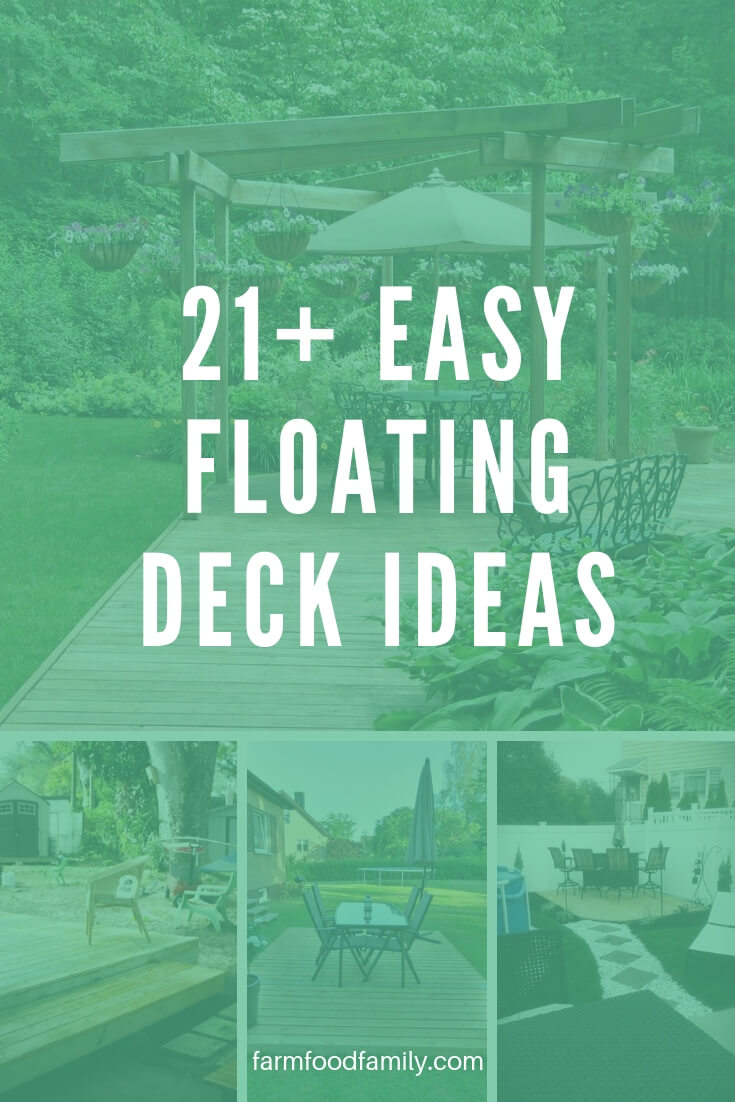 Easy and Cheap Floating Deck Ideas For Your Backyard