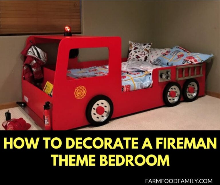 how to decorate a fireman theme bedroom