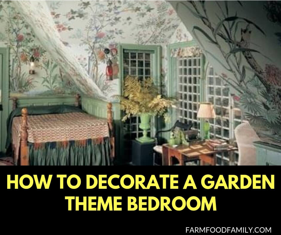 How to decorate a garden theme bedroom