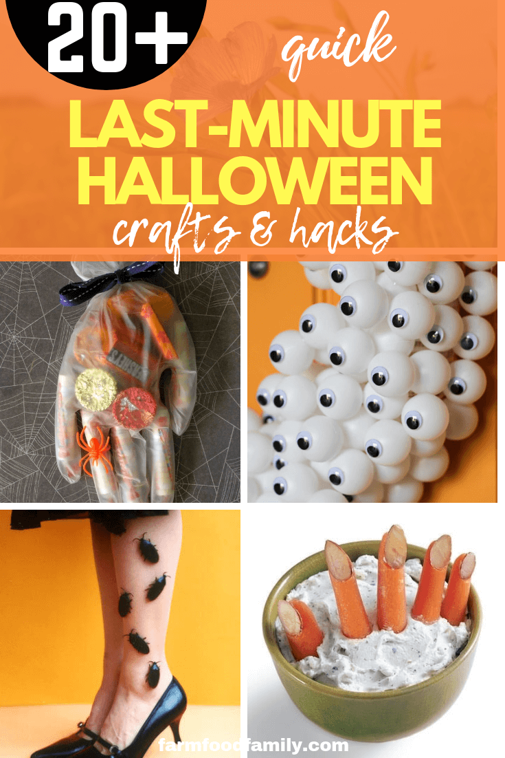 20+ last minute Halloween crafts and hacks