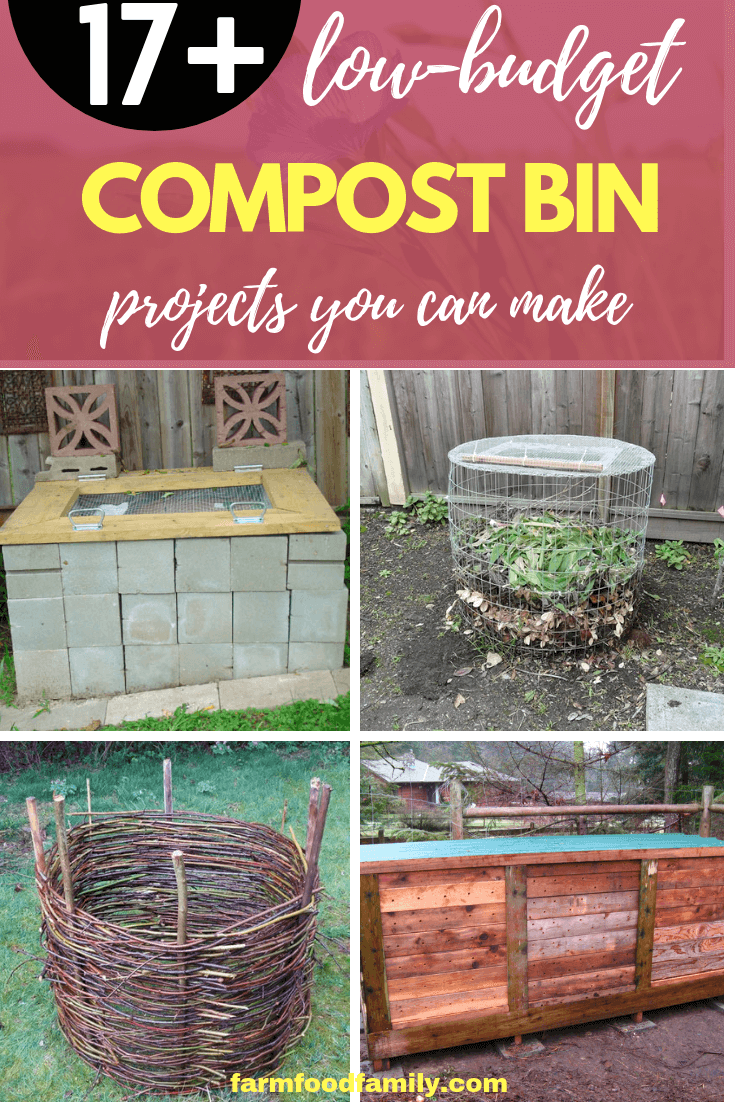17+ affordable compost bin ideas to make
