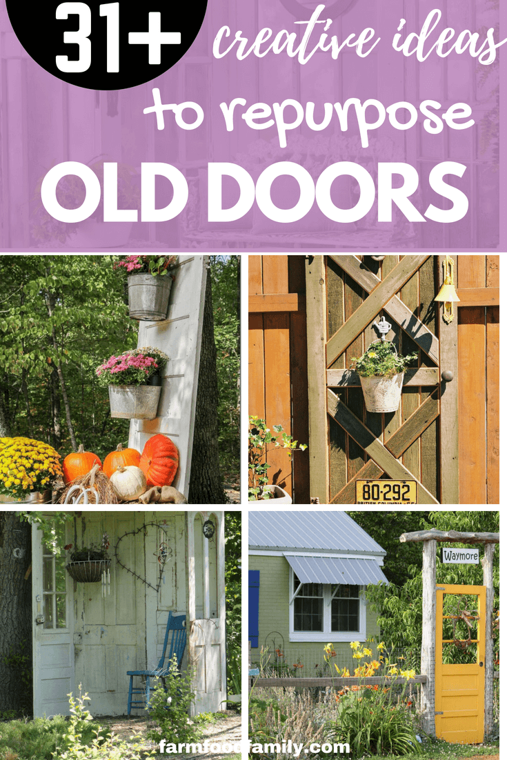 31 Awesome Repurposed Old Door Ideas & Projects For Your Yard