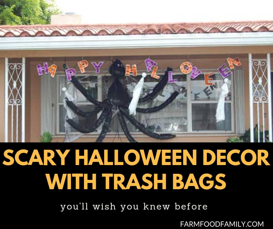 25+ Scary Halloween Decorations With Trash Bags