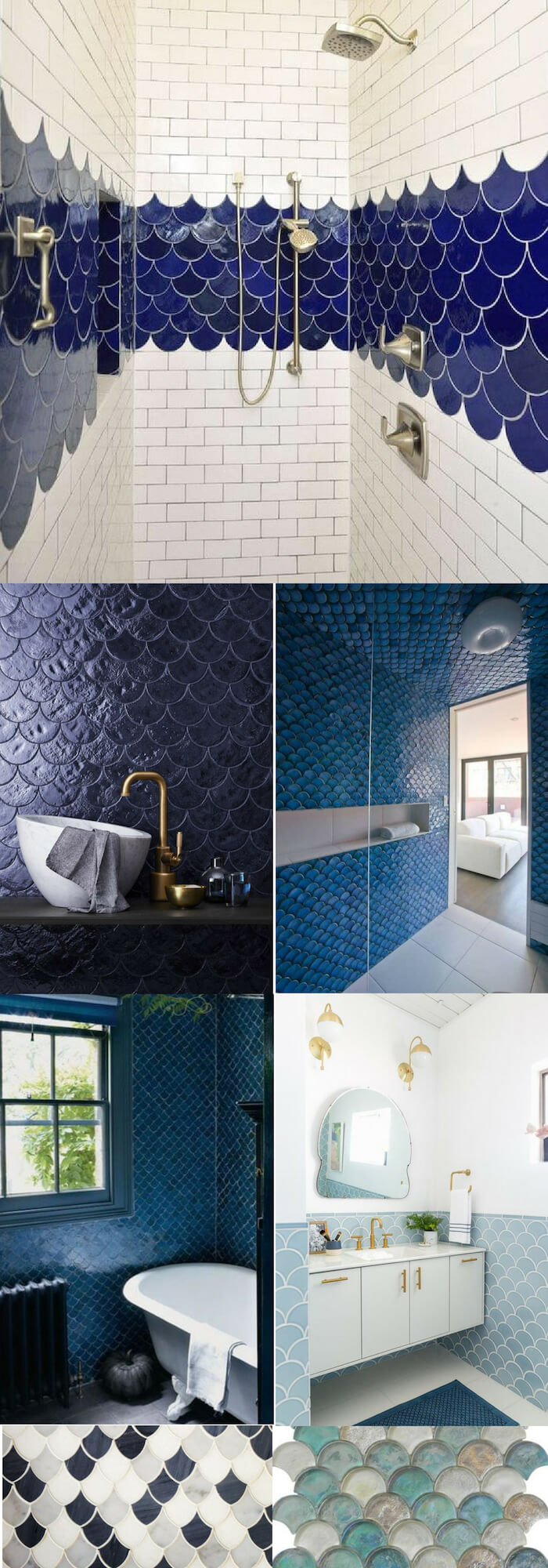 Moroccan fish scales wall | Unique Wall Tile Ideas for Bathroom Design