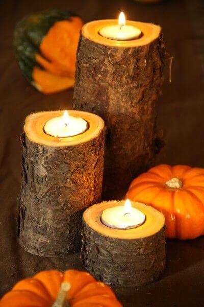 Easy Fall Candle Project | DIY Fall Candle Decoration Ideas - Farmfoodfamily.com