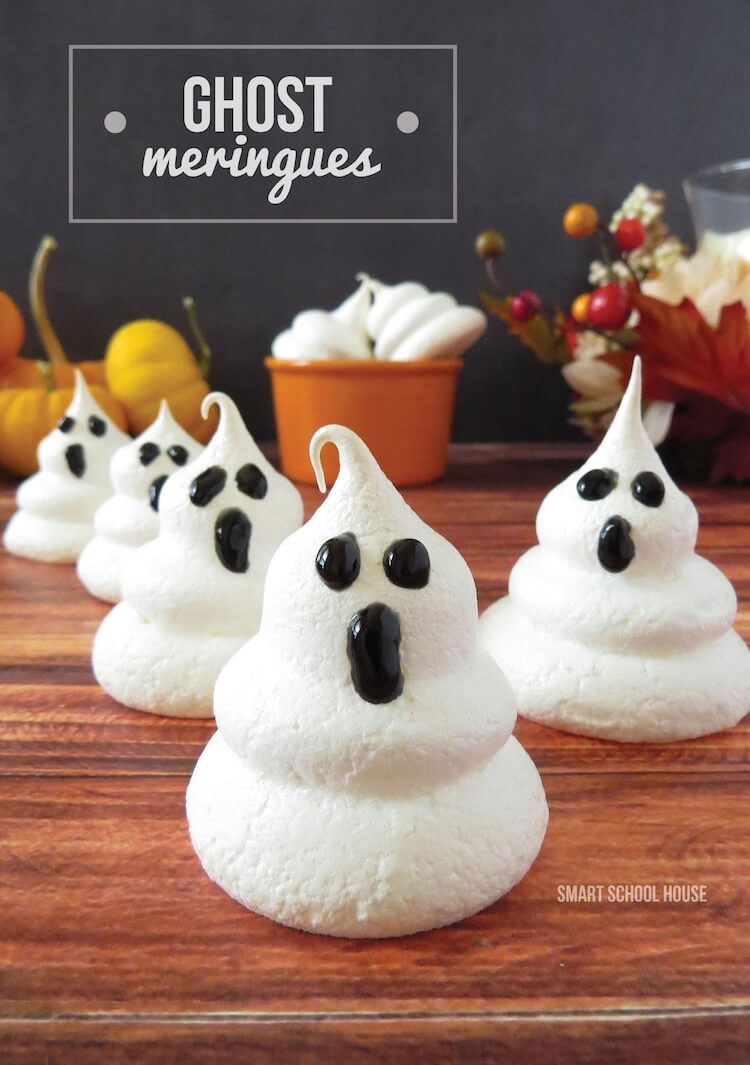 Ghost Meringues | Halloween Party Food Ideas | Halloween Party Themes For Adults