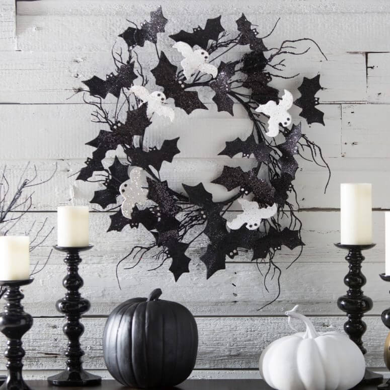 16 black and white halloween decorations farmfoodfamily