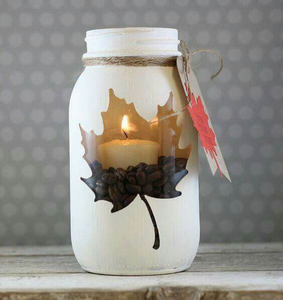 Fall Decor | DIY Fall Candle Decoration Ideas - Farmfoodfamily.com