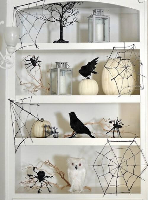 23 black and white halloween decorations farmfoodfamily