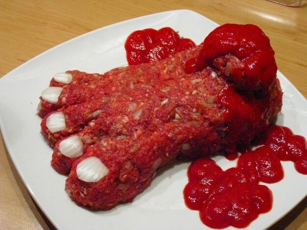 Severed Foot Meatloaf | Halloween Party Food Ideas | Halloween Party Themes For Adults