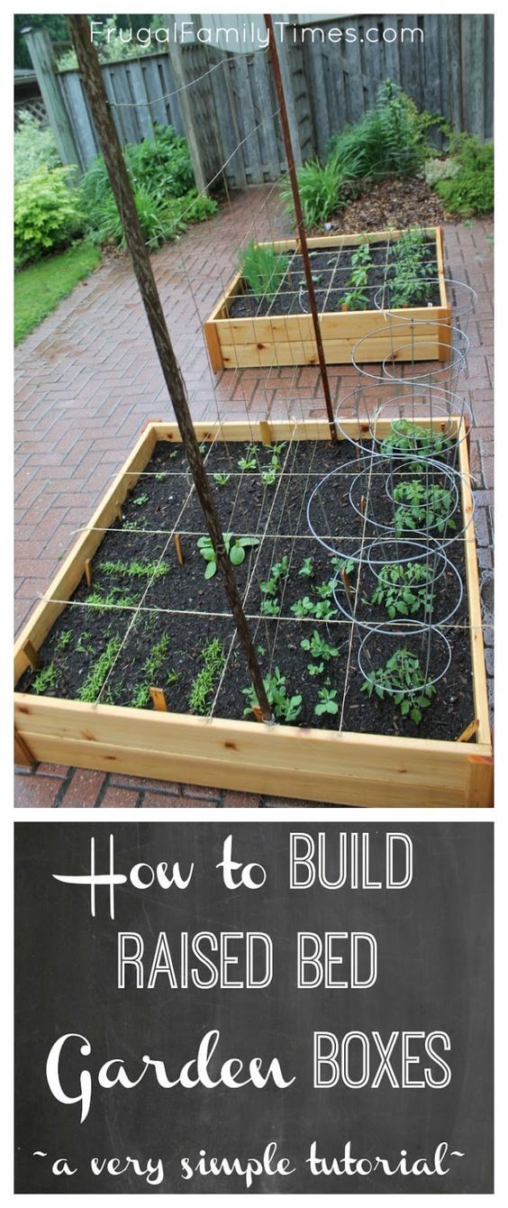 How to build simple garden beds | How to Build a Raised Vegetable Garden Bed | 39+ Simple & Cheap Raised Vegetable Garden Bed Ideas - farmfoodfamily.com