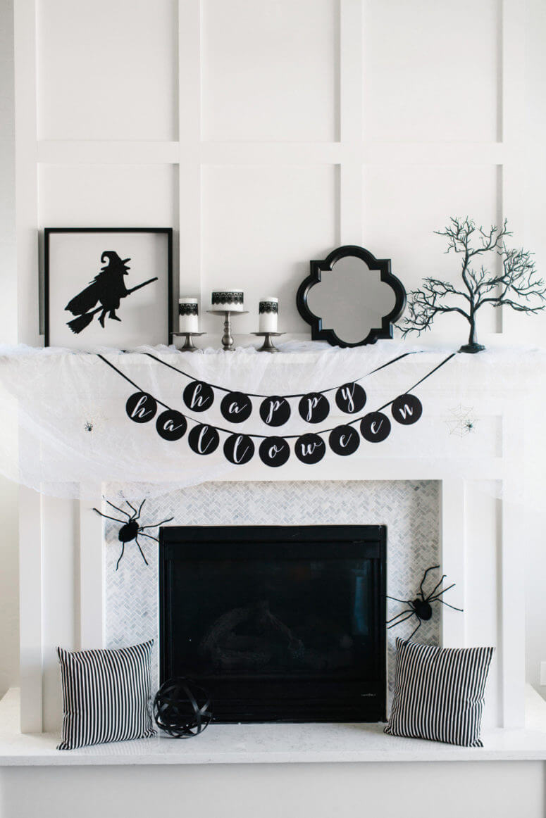 27 black and white halloween decorations farmfoodfamily