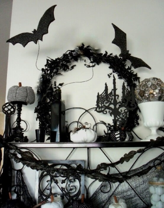 29 black and white halloween decorations farmfoodfamily