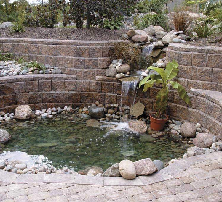 3 water feature retaining wall ideas farmfoodfamily