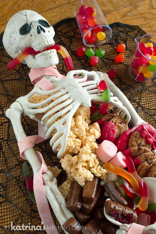 Halloween Dessert Table Skeleton | Halloween Party Themes For Adults