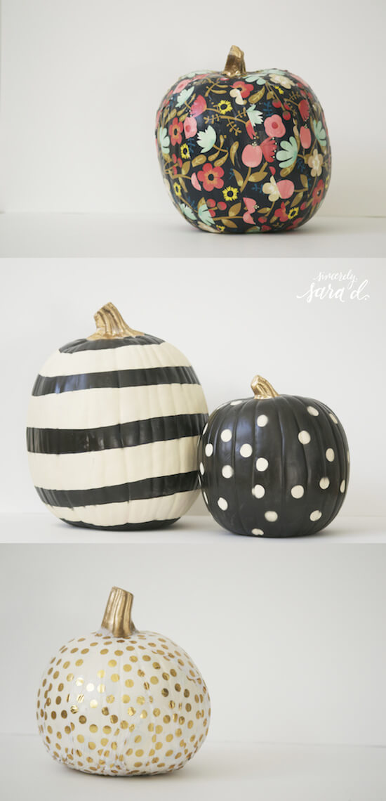 Unique ways to decorate pumpkins | No-Carve Pumpkin Decorating Ideas For This Halloween