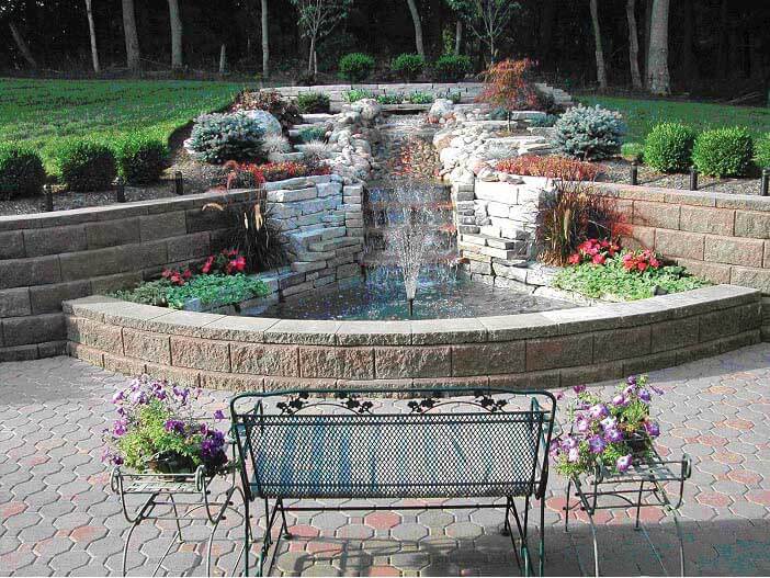 4 water feature retaining wall ideas farmfoodfamily