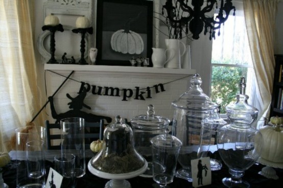 47 black and white halloween decorations farmfoodfamily