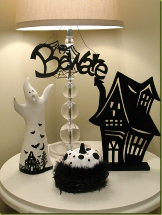 48 black and white halloween decorations farmfoodfamily