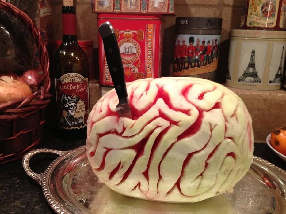 Watermelon Brain | Halloween Party Food Ideas | Halloween Party Themes For Adults