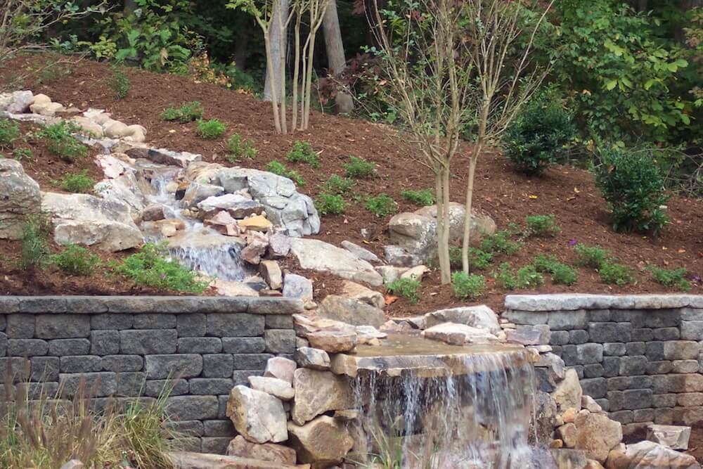 8 water feature retaining wall ideas farmfoodfamily