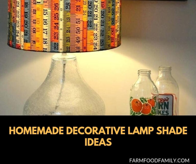 Homemade decorative lampshade ideas
