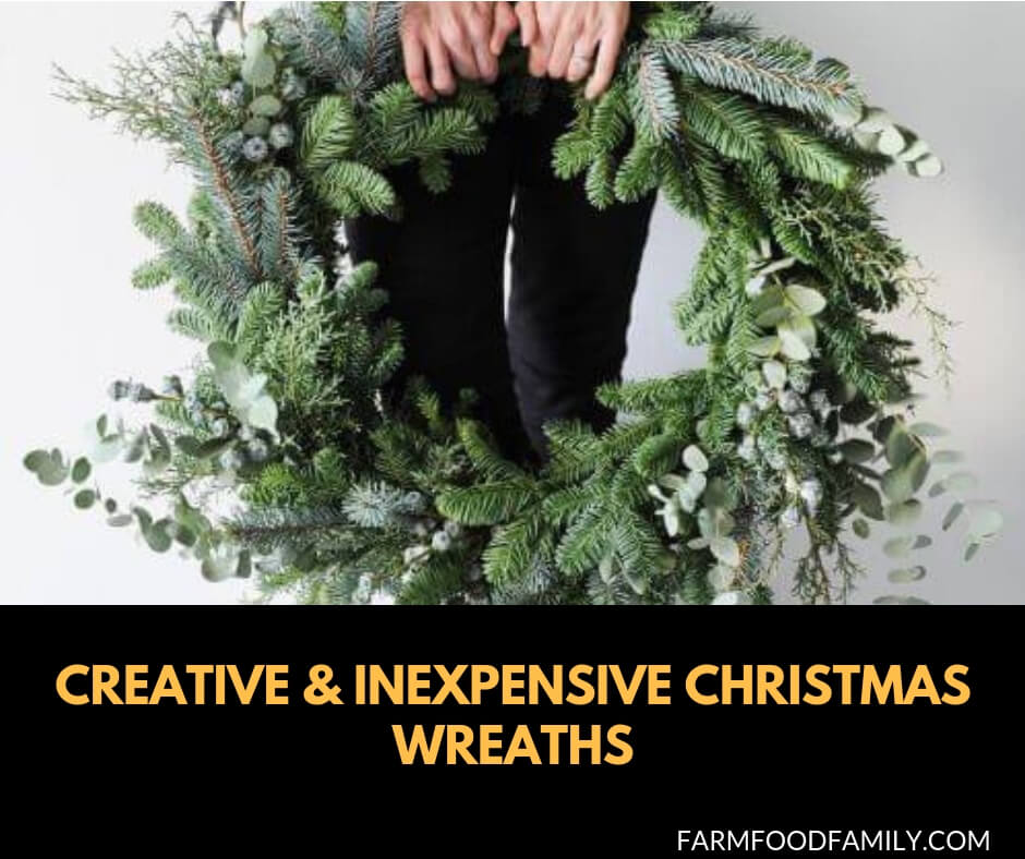 Creative, Easy, and Inexpensive Christmas Wreath Ideas