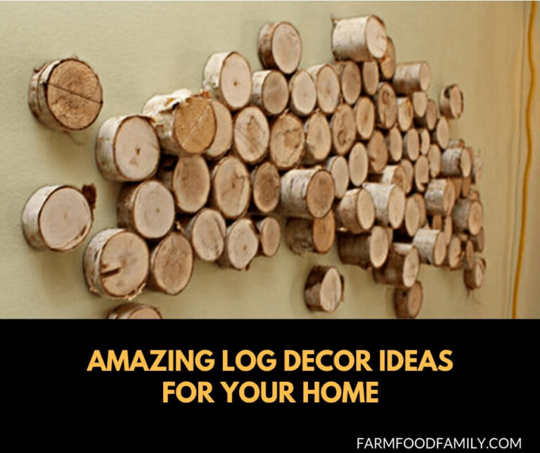 35+ DIY Log Decor Ideas for your home