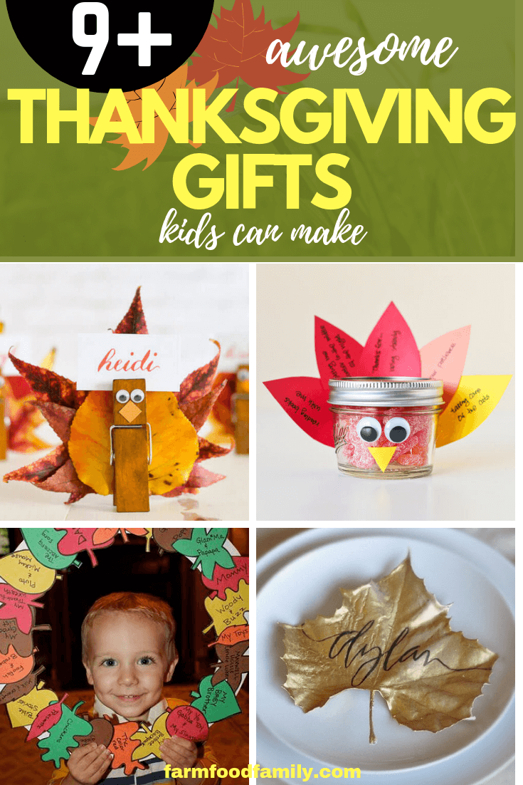 thanksgiving gifts kids can make