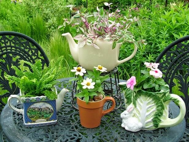 DIY Garden Teapot Art & Decor | How to make teapot garden art