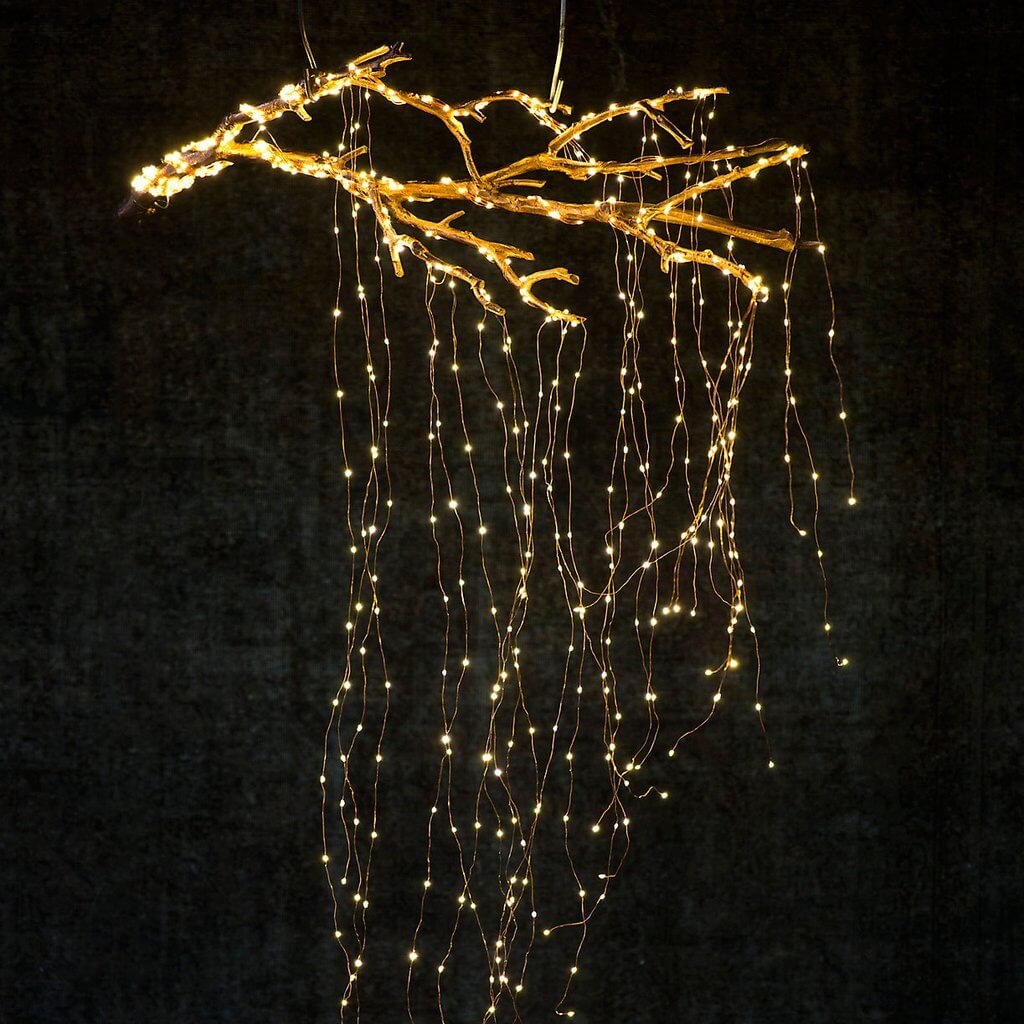 Create cascade lights from suspended branch