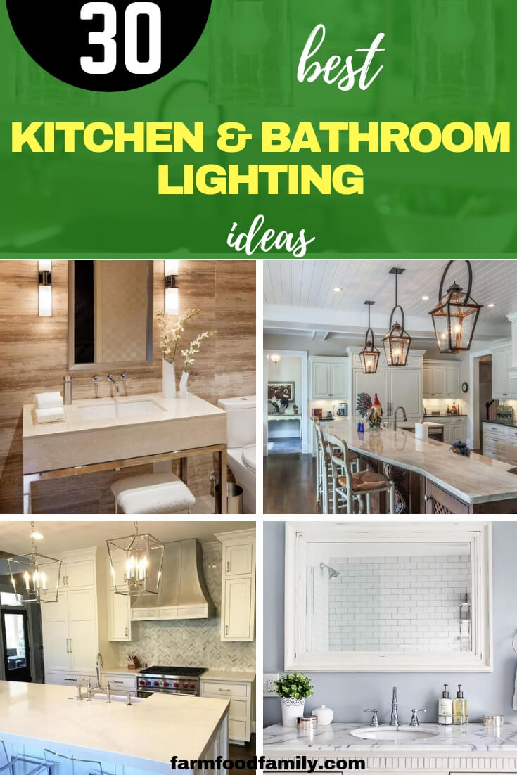 Lighting up the Kitchen or Bathroom Design