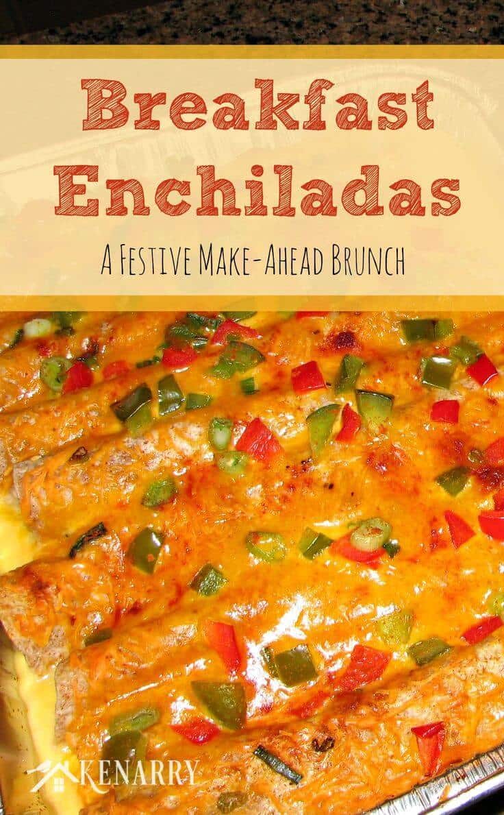 Breakfast Enchiladas: Festive Make-Ahead Christmas Brunch