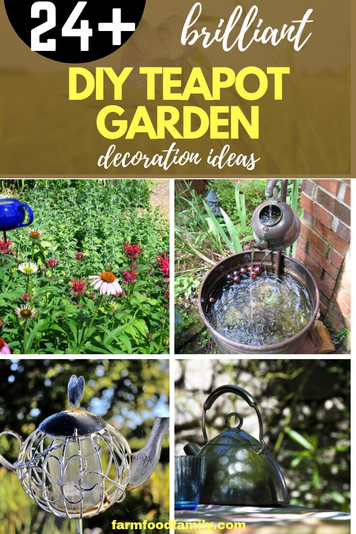 fun diy teapot garden decoration ideas