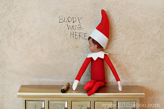Graffiti | Fun & Simple Elf on Shelf Ideas For This Christmas