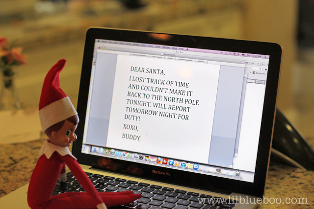 Emailing Santa | Fun & Simple Elf on Shelf Ideas For This Christmas