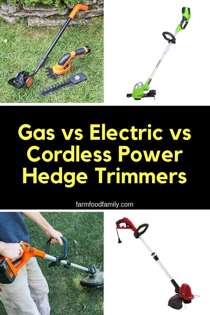 Gas vs Electric vs Cordless Power Hedge Trimmers