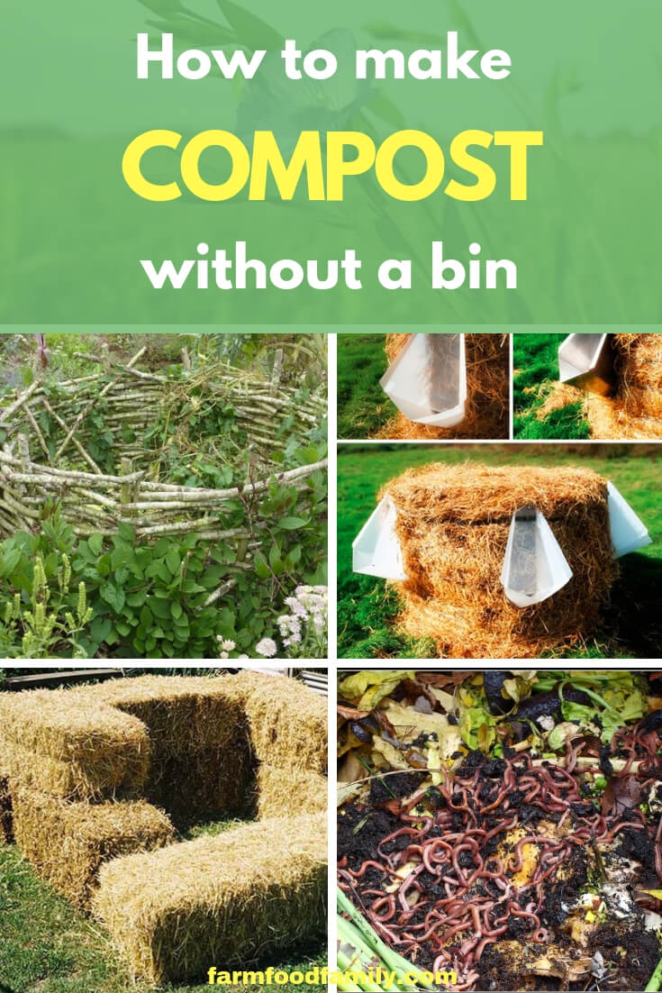 how to make compost without bin