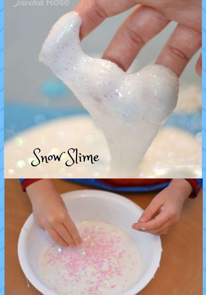 Snow slime | Last Minute Christmas Ideas and Hacks