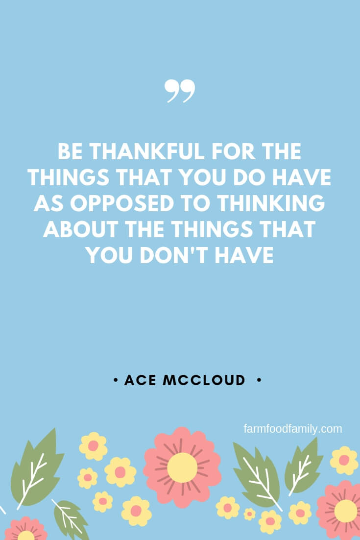 what is being thankful