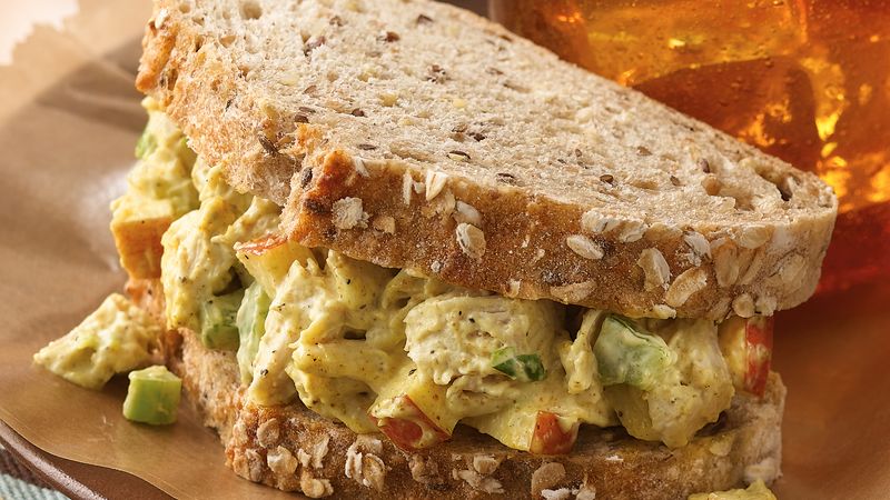 Turkey Salad Sandwich | Ideas For Thanksgiving Leftovers | FarmFoodFamily.com
