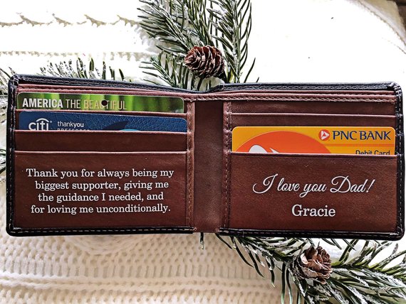 DIY Handmade Leather Wallet | Christmas Gift Ideas for Dad