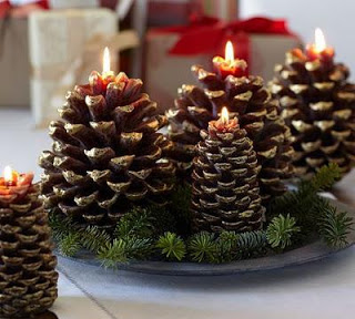 Candle Pinecone