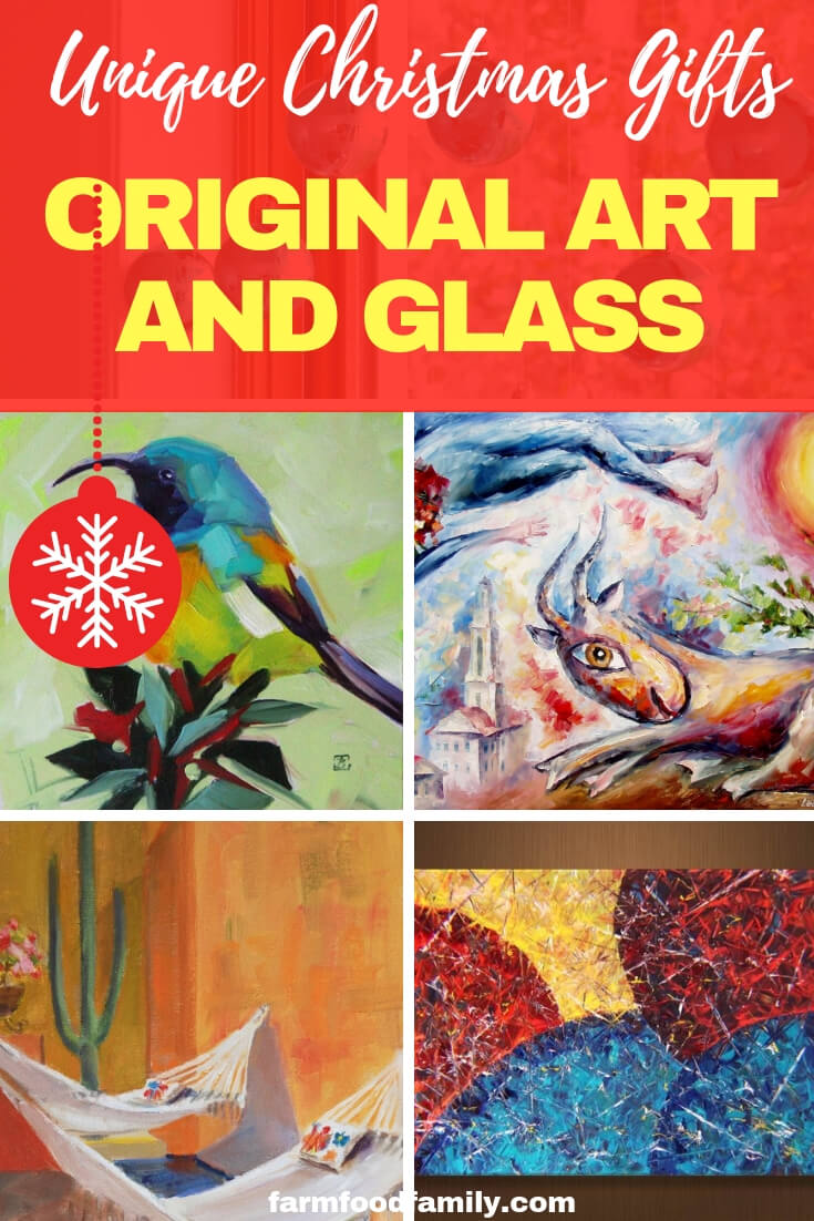 Unique Christmas Gifts – Original Art and Glass