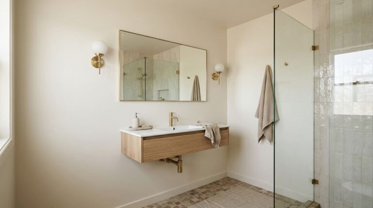 8 Spacious Small Bathroom Decorating Ideas That Fit the Code and Feel Bigger