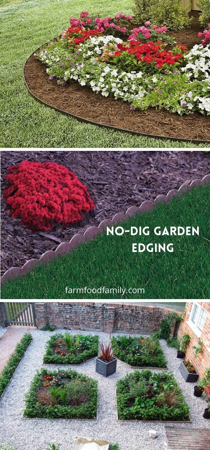 No-dig garden edging ideas